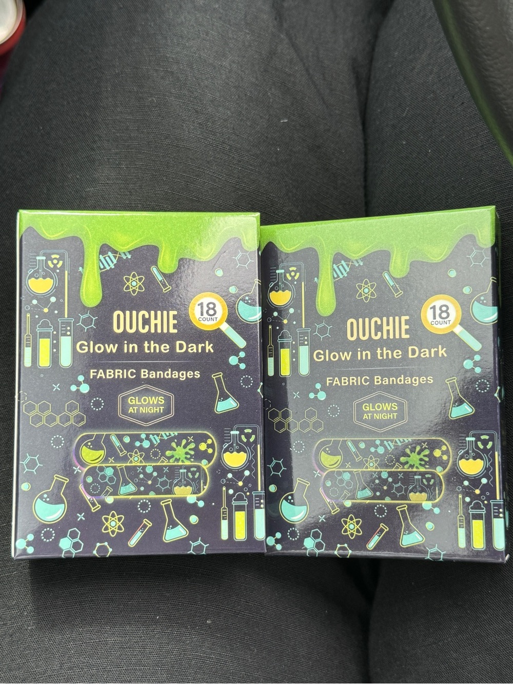 OUCHIE glow in dark bandages